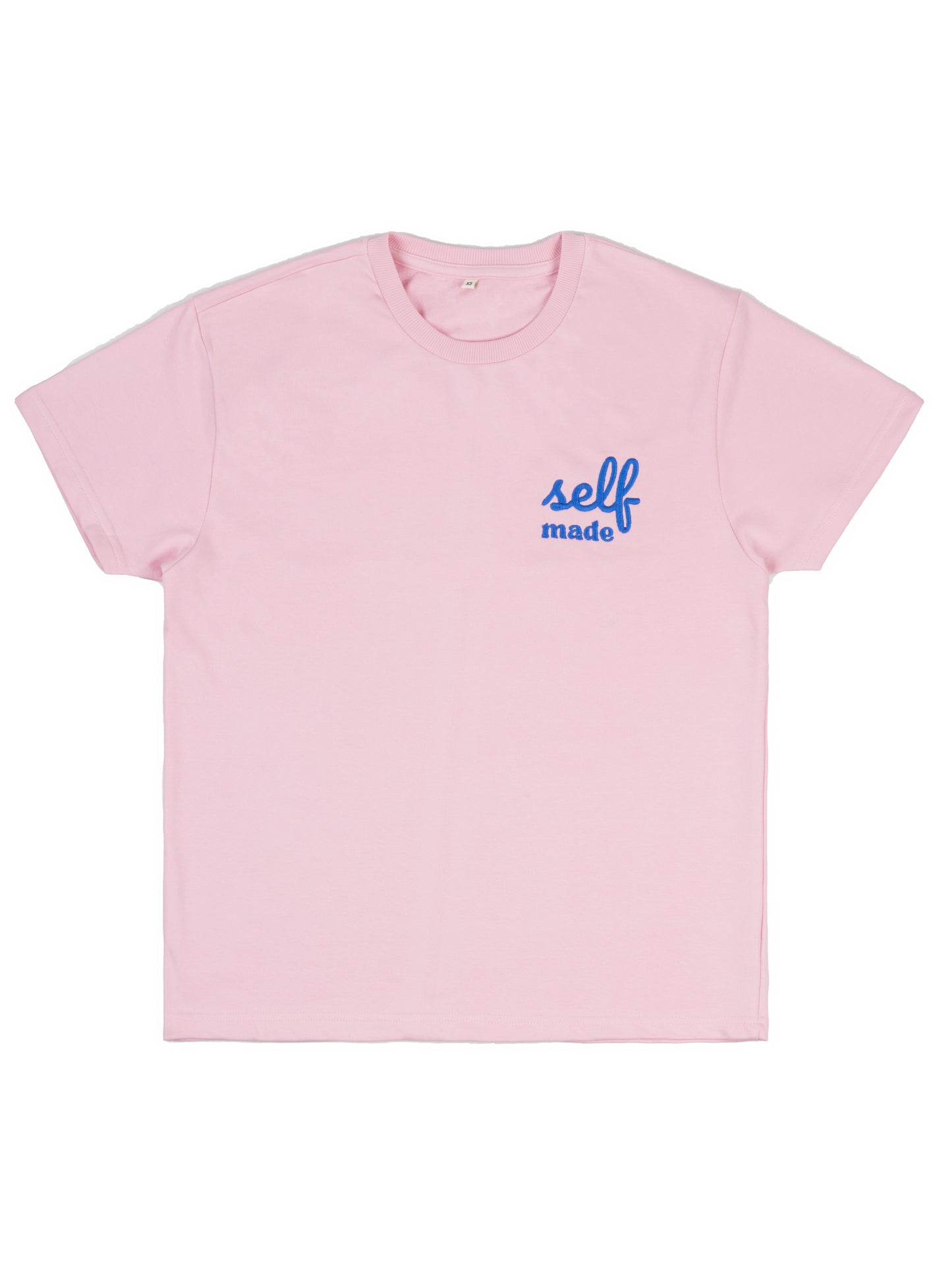 Self Made Embroidered Terry Cotton Oversized Tshirt